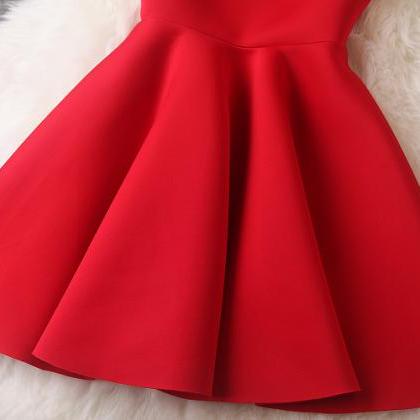 Red/Pink/Black Short Summer Dresses..