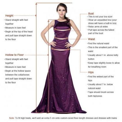 Custom Made A Line Floor Length Prom Dresses,..