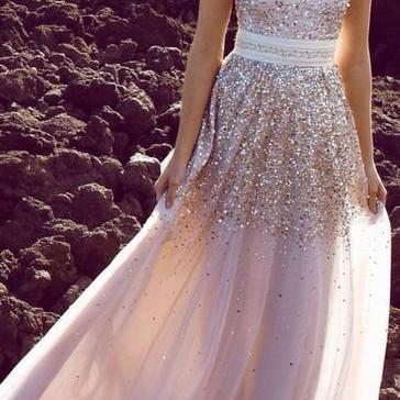 Custom Made A Line Sweetheart Neckline Long Prom Dresses 2015, Long Evening Dresses, Party Dresses, Formal Dresses