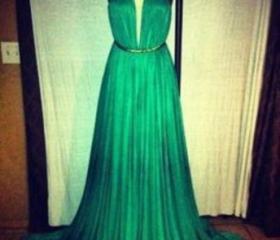 Custom Made Sexy Floor-length Green Prom Dresses,Dress For Prom ...