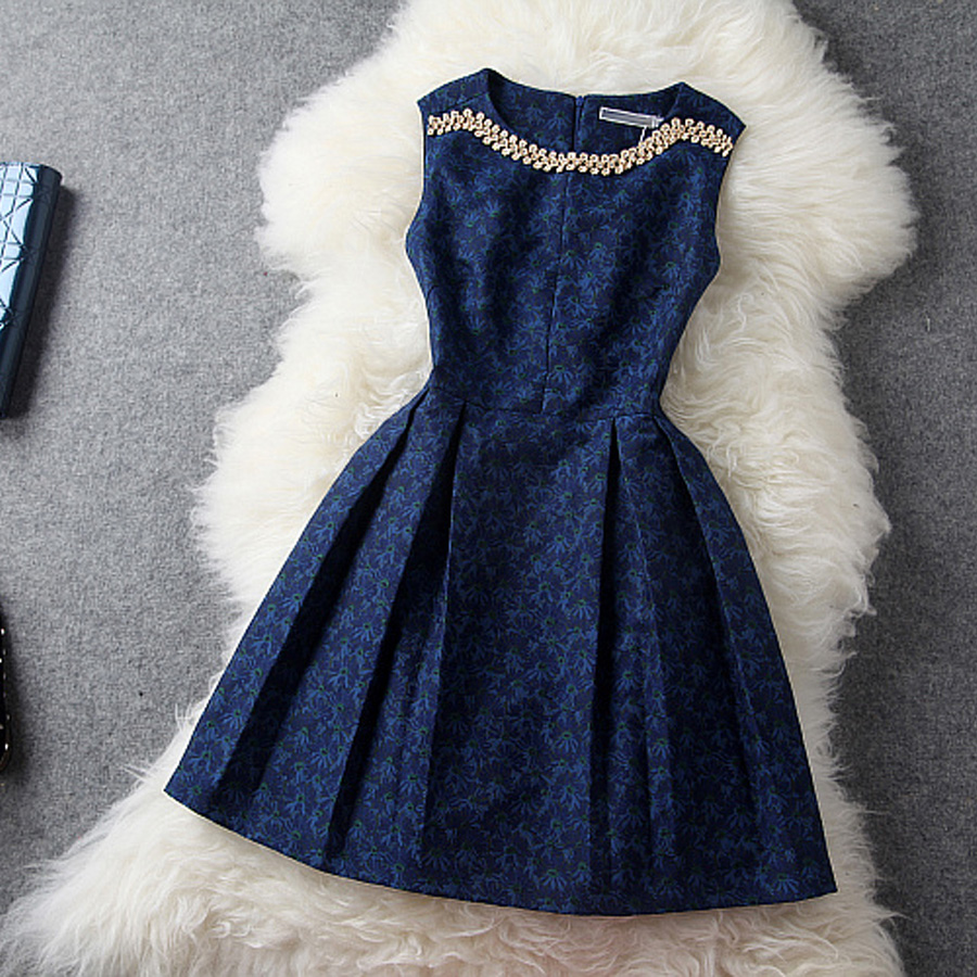 2015 New Style Short Blue Prom Dresses, Summer Dresses