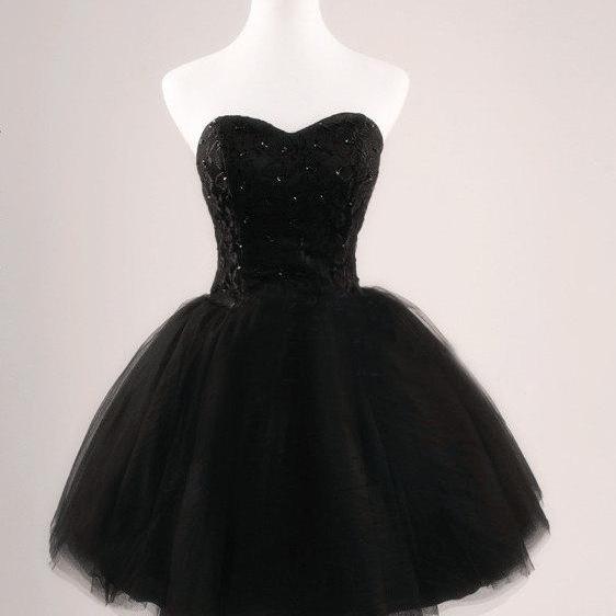 Black Ball Gown Sweetheart..